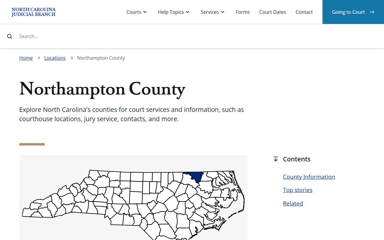 Northampton County court records after arrest courthouse lookup page